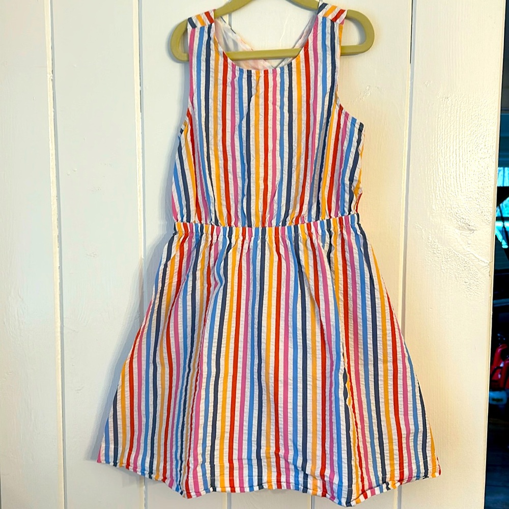 Gap Striped Seersucker Dress 🌈